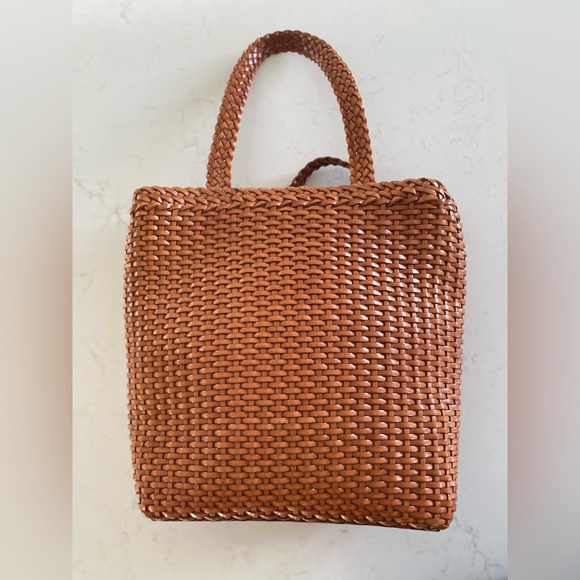 Falor Handbags - Falor le Borse Leather Woven Tote Bag Purse